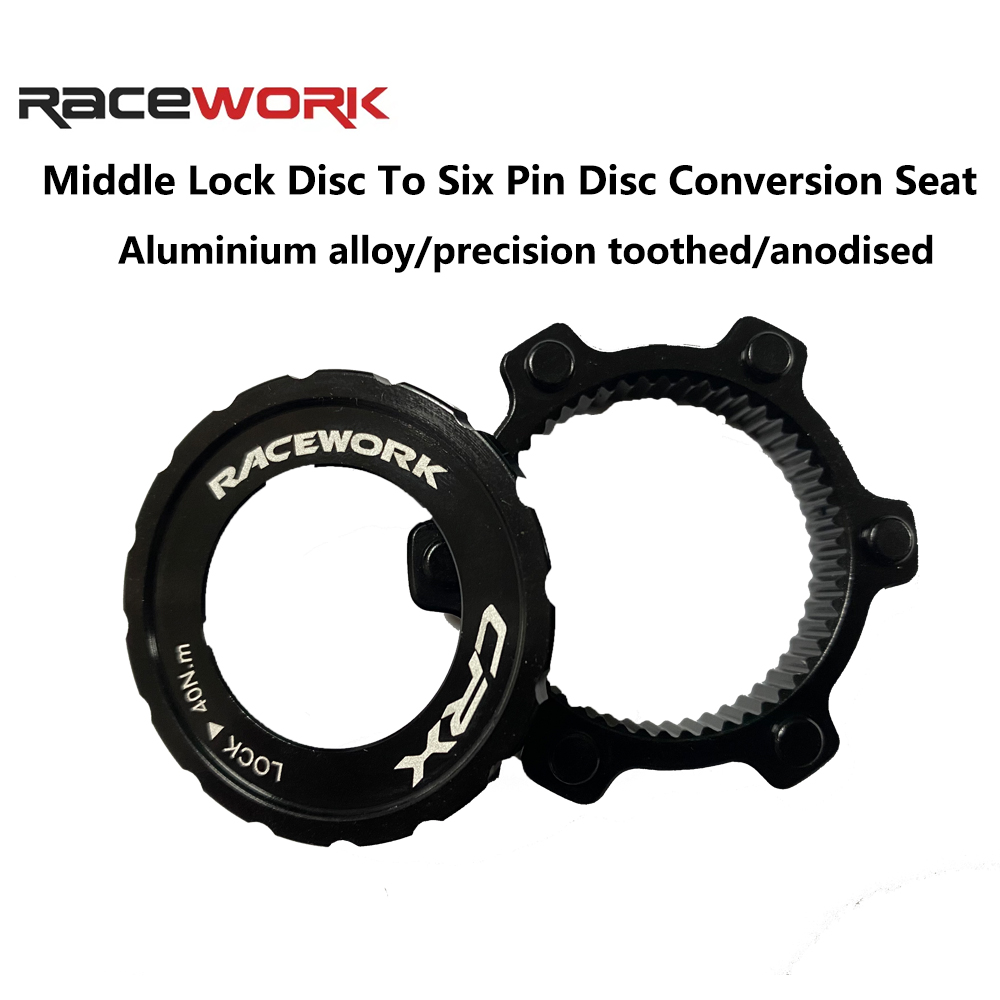 Mtb Brake Rotor - RACEWORK – adaptateur Centerlock à 6