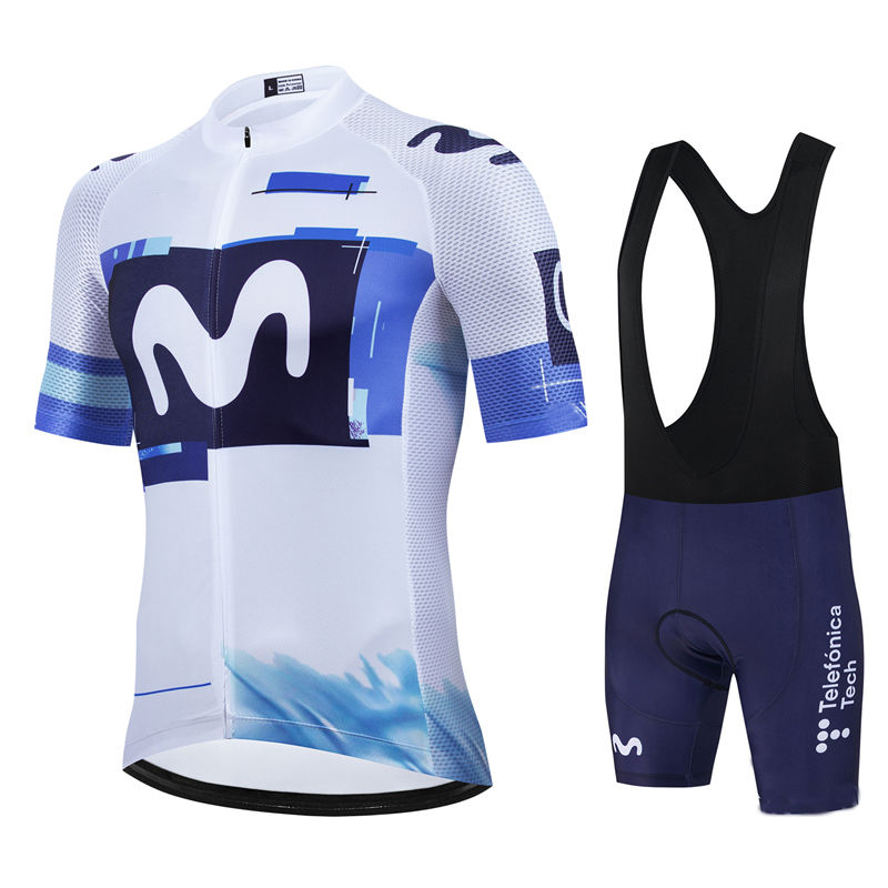 Mountain Biking Uniform - Movistar Pro Team été Maillot de