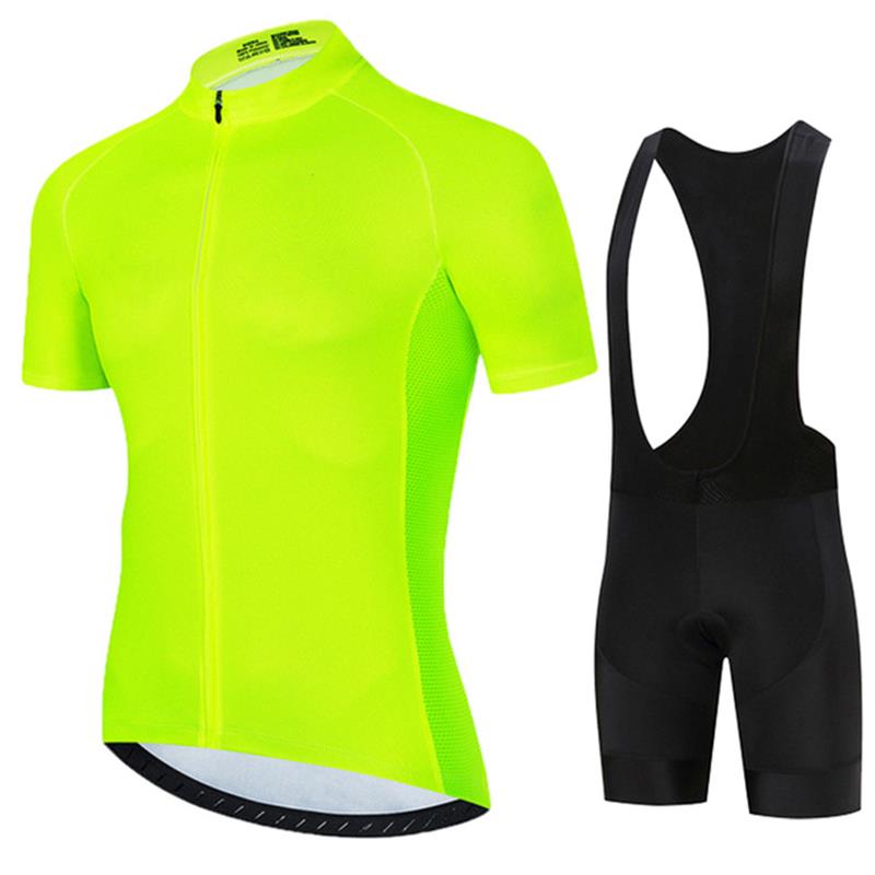 Maillot de Cyclisme Vert Fluor - Mountain Biking Uniform avis et prix
