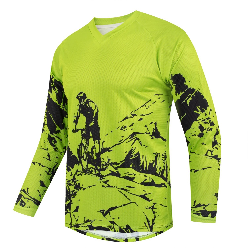 T-shirt de sport à manches lon - Mountain Biking Usa avis et prix