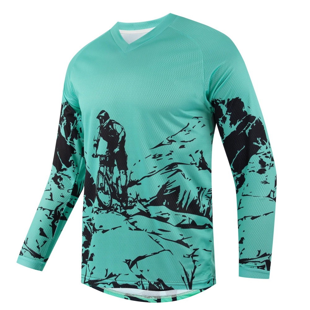 T-shirt de sport à manches lon - Mountain Biking Usa avis et prix