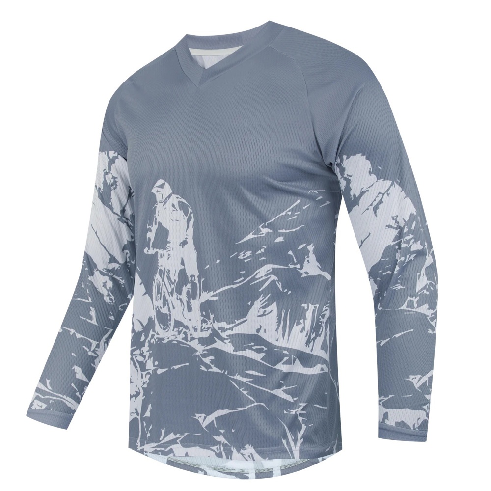 T-shirt de sport à manches lon - Mountain Biking Usa avis et prix