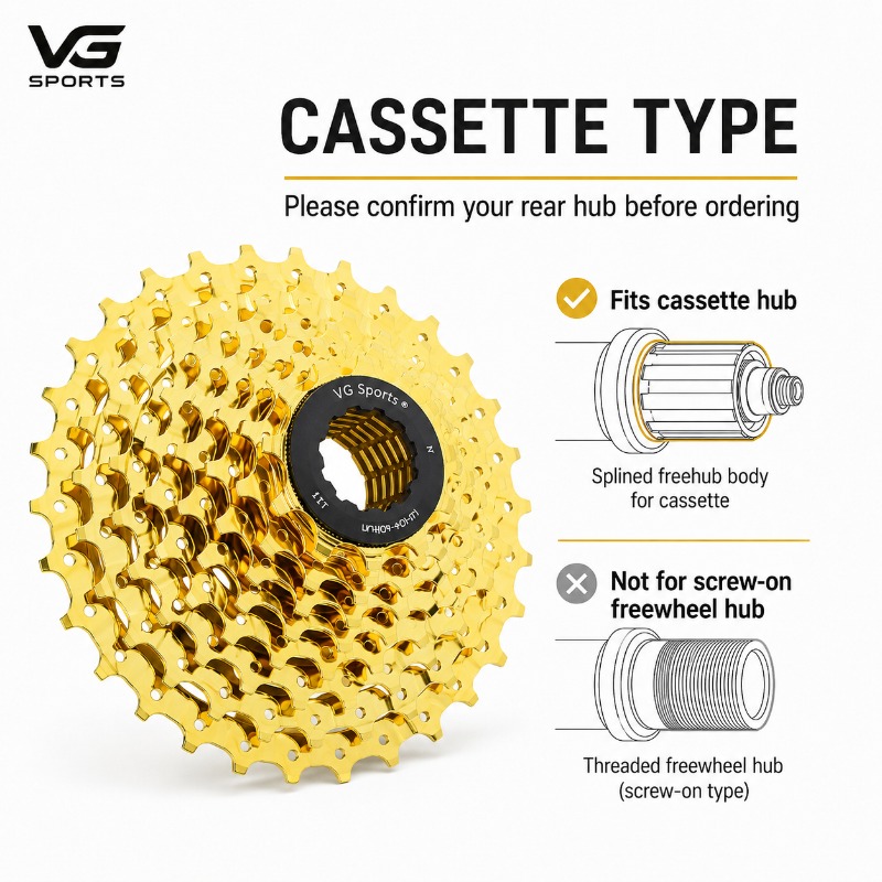 Cassette de vélo VG SPORTS 8 9 - Cassette 11 Speed avis et prix