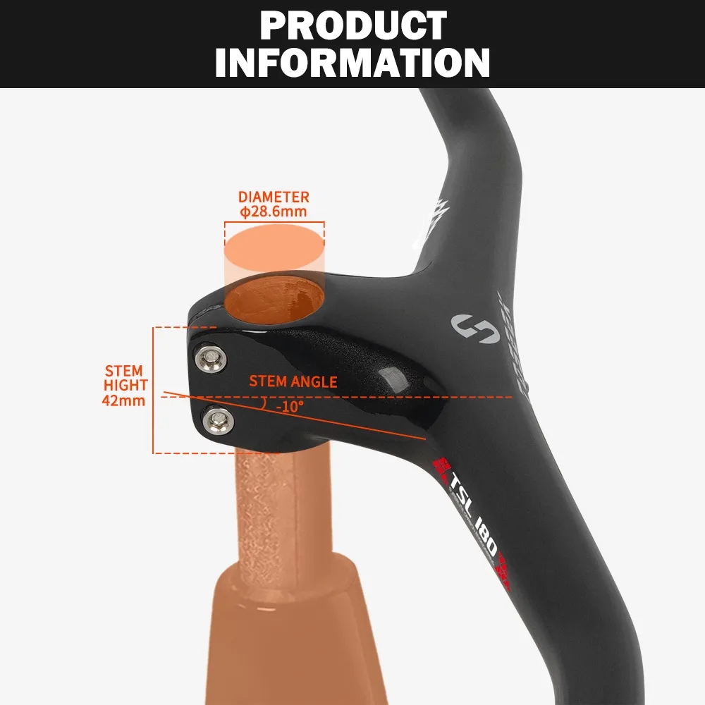 Guidon en carbone TOSEEK T800  - Mountain Biking Xc avis et prix