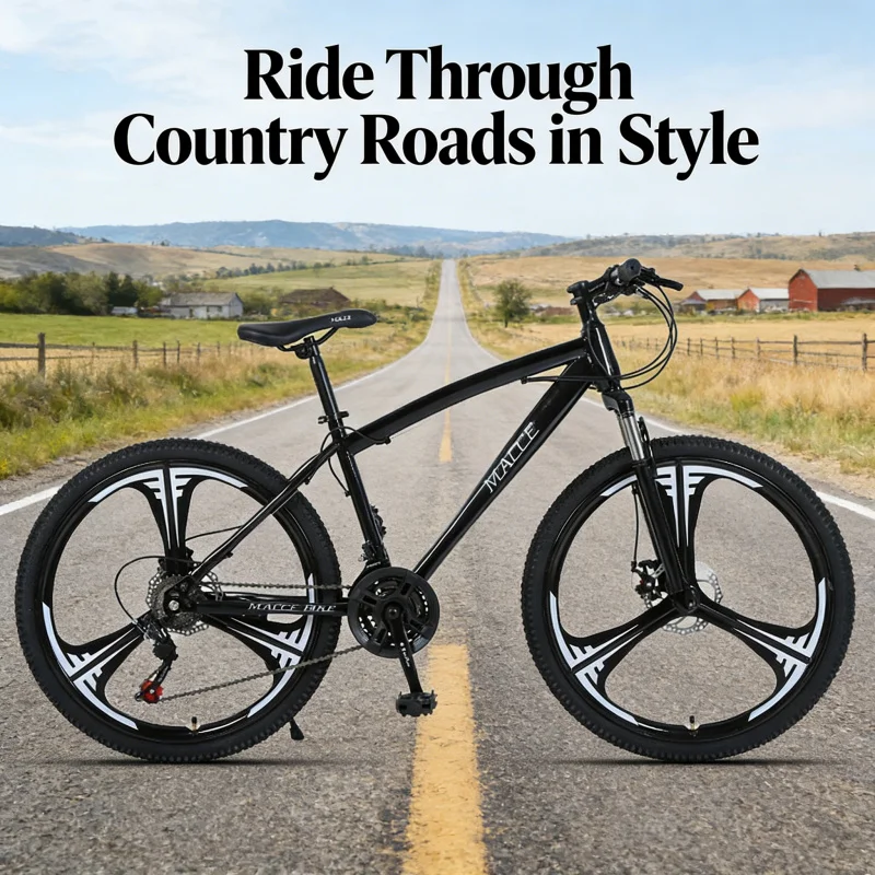 Vélo de montagne noir à trois  - Mountain Biking Usa avis et prix